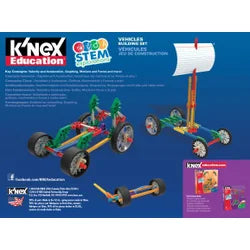  K'NEX STEM - 131PC Vehicles with 2 Motors Included