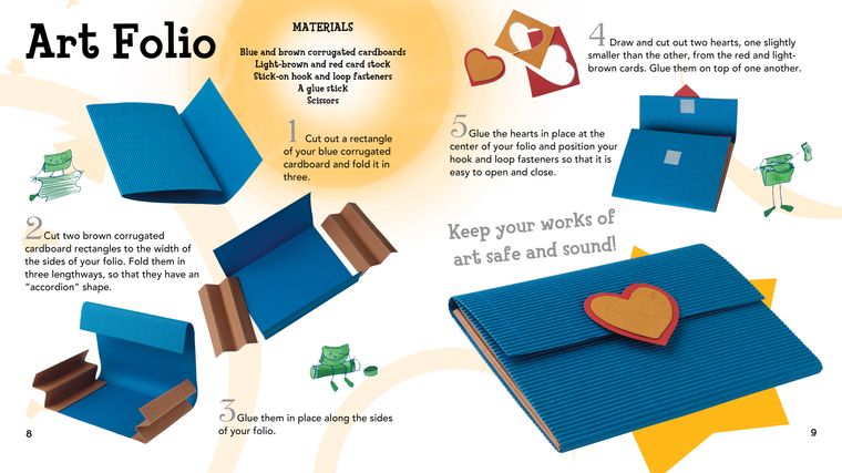 Cardboard:  5-Step Handicrafts for Kids