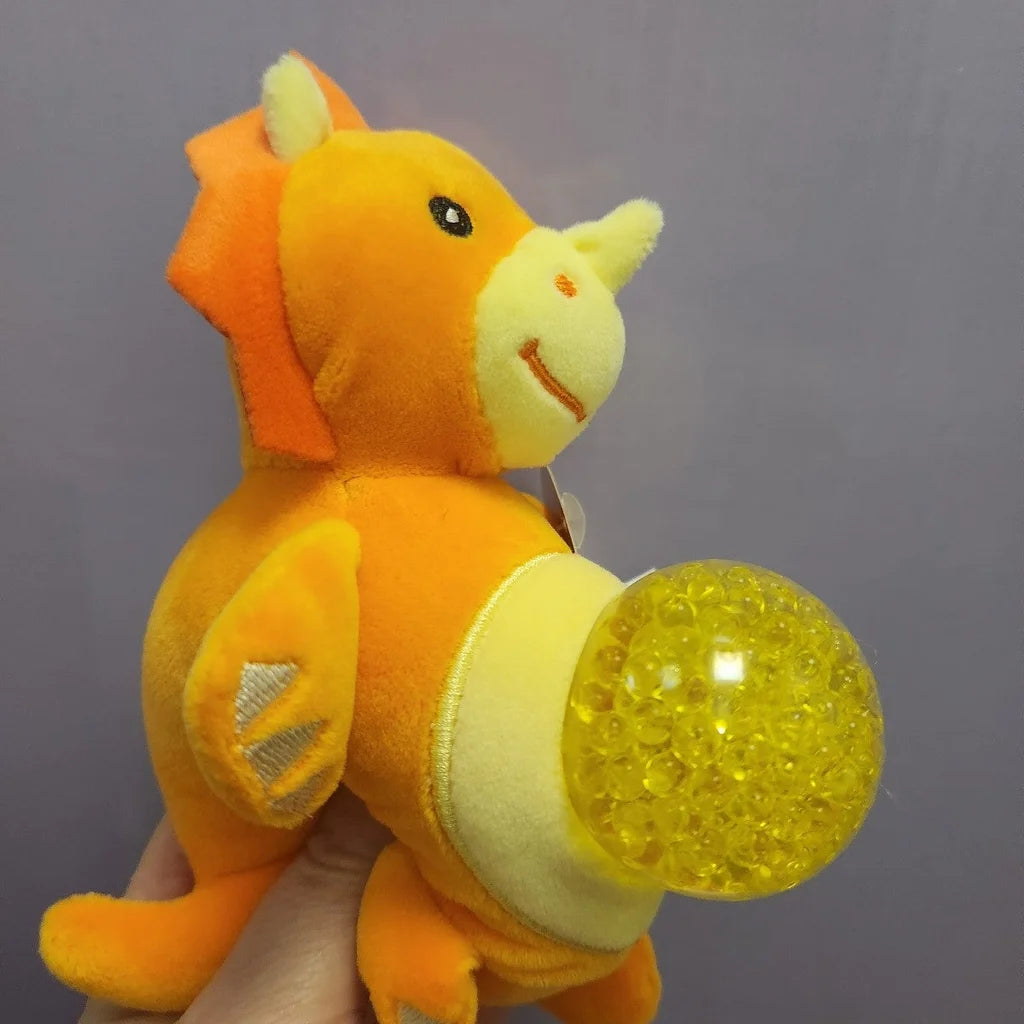 Dinosaur Squeezy Bead Plush Ball Green Beans Toys