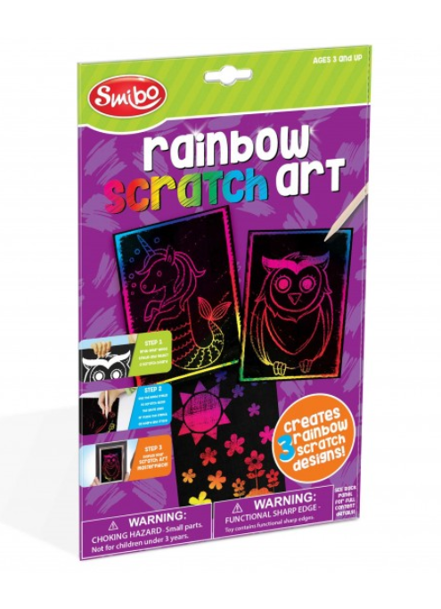 Smibo Rainbow Scratch Art – Green Beans Toys