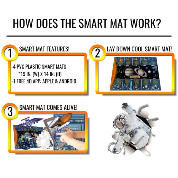 Popar Toys - Solar System Smart Mats Set Of 4