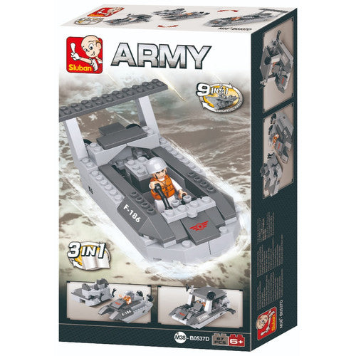 Sluban Assorted Aircraft Carrier Brick Sets Green Beans Toys